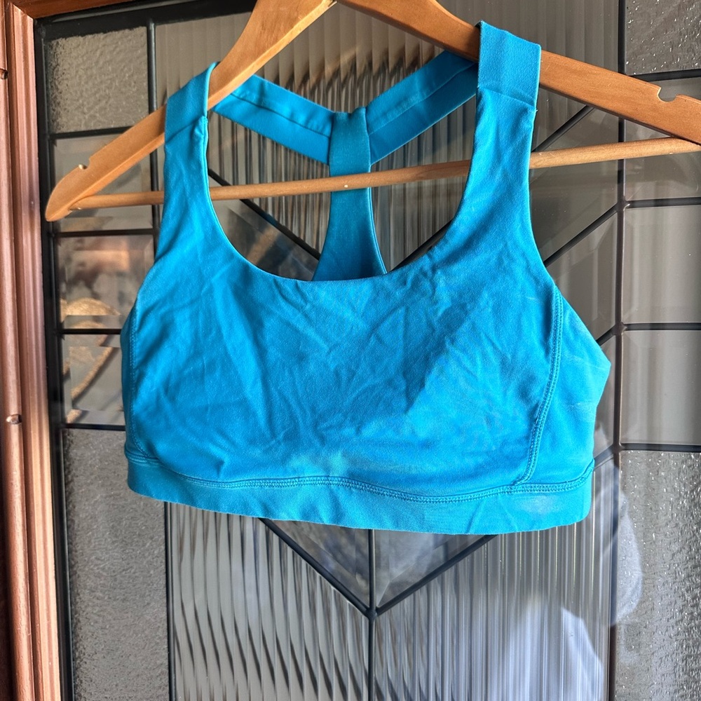 Lululemon Blue Racerback Sports Bra